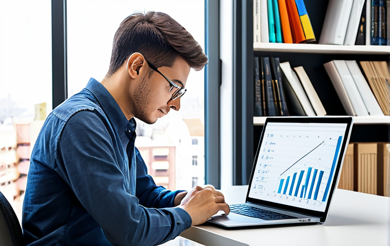 **

"A young, fully clothed individual (male or female - non-specific), dressed in modest clothing, thoughtfully reviewing a budget spreadsheet on a laptop in a bright, modern home office. Safe for work. Background shows neatly organized bookshelves and a window with a view of a calm, sunny cityscape. Focus on financial planning and a sense of hope for the future. Appropriate content. Perfect anatomy, correct proportions, well-formed hands, professional illustration, family-friendly."

**